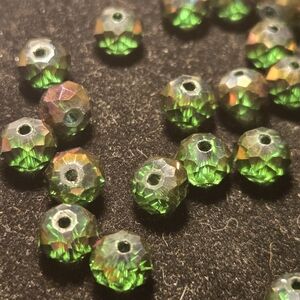 Emerald Green Austrian Crystal Beads